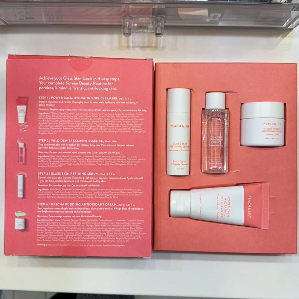 Peach 🍑 & Lily Glass Skin Discovery Kit - Picture 2 of 3